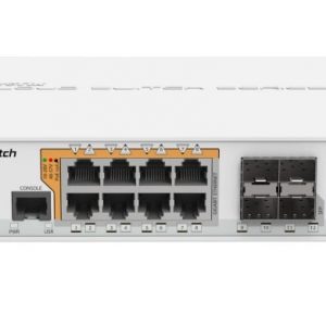 Mikrotik CRS112-8P-4S-IN network switch Gigabit Ethernet (10/100/1000) Power over Ethernet (PoE) White (CRS112-8P-4S-IN)