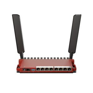 Mikrotik L009UiGS-2HaxD-IN wireless router Gigabit Ethernet Single-band (2.4 GHz) Red