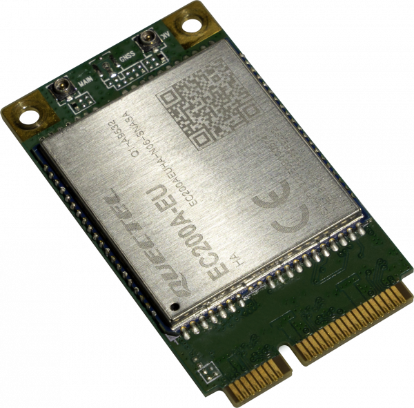 MikroTik 2G/3G/4G/LTE miniPCi-e card with 2 x u.FL connectors for International bands 1/3/5/7/8/20/28/38/40/41, CAT4 - Image 2