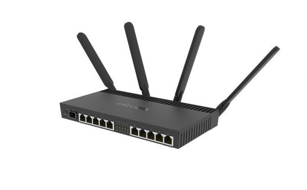 MikroTik RB4011iGS+5HacQ2HnD-IN Wireless Router, Dual-band 2.4/5GHz, 10x Gigabit Ethernet, PoE, RouterOS - Image 2