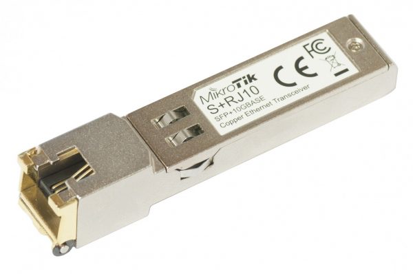 Mikrotik S+RJ10 network transceiver module 10000 Mbit/s SFP+ (S+RJ10)