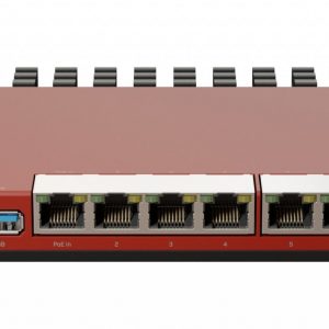 Mikrotik L009UiGS-RM wired router 2.5 Gigabit Ethernet, Gigabit Ethernet Red