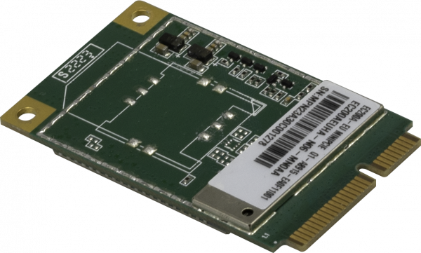MikroTik 2G/3G/4G/LTE miniPCi-e card with 2 x u.FL connectors for International bands 1/3/5/7/8/20/28/38/40/41, CAT4