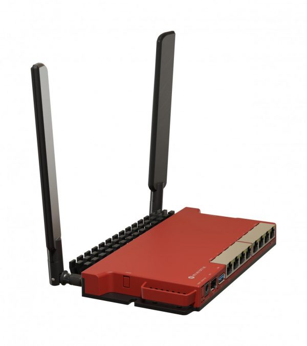 Mikrotik L009UiGS-2HaxD-IN wireless router Gigabit Ethernet Single-band (2.4 GHz) Red - Image 4