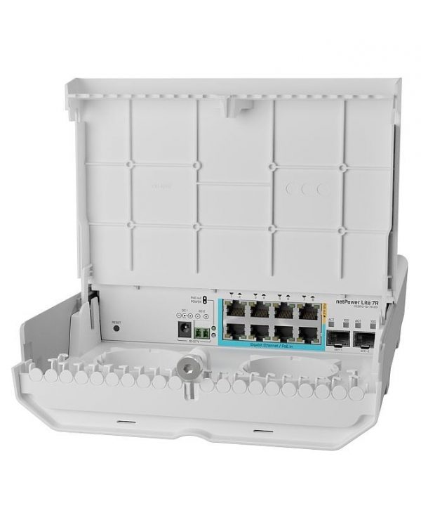 Mikrotik netPower Lite 7R Gigabit Ethernet (10/100/1000) Power over Ethernet (PoE) White - Image 2