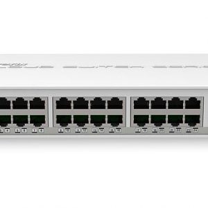 MikroTik CRS326-24G-2S+IN Managed Network Switch, 24x Gigabit Ethernet, 2x SFP+, PoE