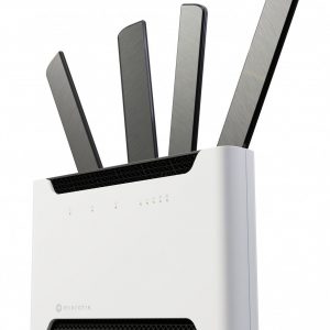 Mikrotik Chateau 5G ax wireless router Gigabit Ethernet Dual-band (2.4 GHz / 5 GHz) 4G White