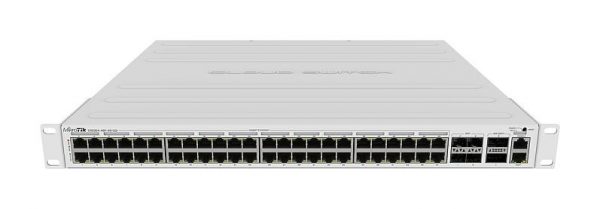 MikroTik CRS354-48P-4S+2Q+RM L3 Managed Network Switch, 48x Gigabit Ethernet, PoE, 4x SFP+, 2x QSFP+ - Image 2