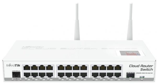 Mikrotik CRS125-24G-1S-2HND-IN - Wi-Fi 4 (802.11n) - Dual-band (2.4 GHz / 5 GHz) - Ethernet LAN (CRS125-24G-1S-2HND-IN)