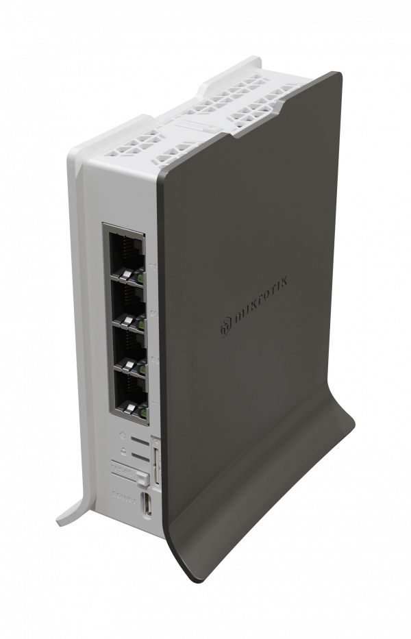 MikroTik hAP ax lite LTE6 kit with 800MHz CPU, 256MB RAM, 4 x Gbit LAN, 2.4 GHz 802.11b/g/n/ax two chain wireless with integrated antenna, LTE CAT6 modem for In - Image 3