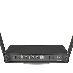 Mikrotik hAP ac3 Wireless Router Gigabit Ethernet Dual-band (2.4 GHz / 5 GHz) Black (RBD53IG-5HACD2HND)