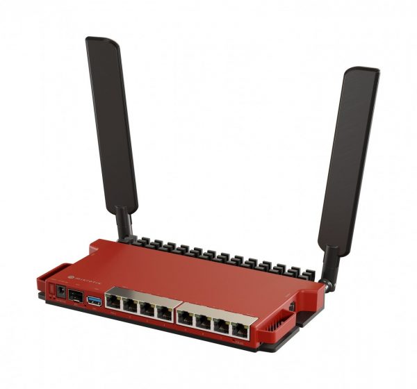 Mikrotik L009UiGS-2HaxD-IN wireless router Gigabit Ethernet Single-band (2.4 GHz) Red - Image 3