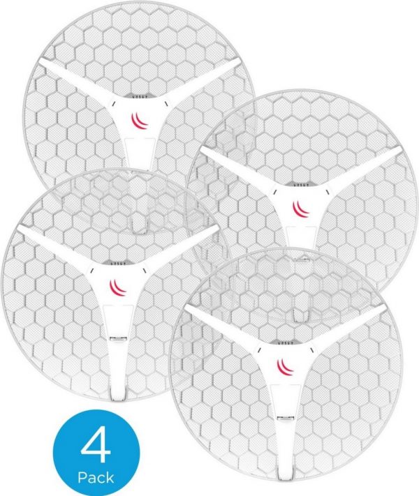 Mikrotik LHG XL 5 ac 4pack 5 with 27dBi 5GHz antenna (RBLHGG-5ACD-XL4PACK)