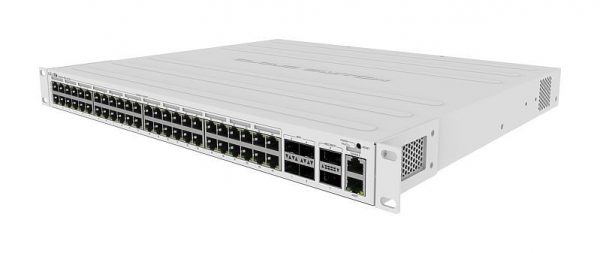 MikroTik CRS354-48P-4S+2Q+RM L3 Managed Network Switch, 48x Gigabit Ethernet, PoE, 4x SFP+, 2x QSFP+ - Image 3