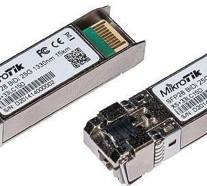 MikroTik SFP+ 10G/25G Bidirectional SFP Modules, Single LC Connector, 15km