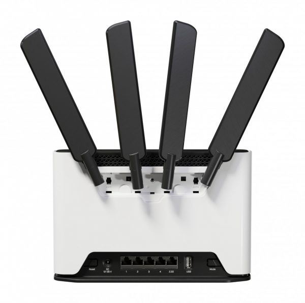 Mikrotik Chateau 5G ax wireless router Gigabit Ethernet Dual-band (2.4 GHz / 5 GHz) 4G White - Image 3